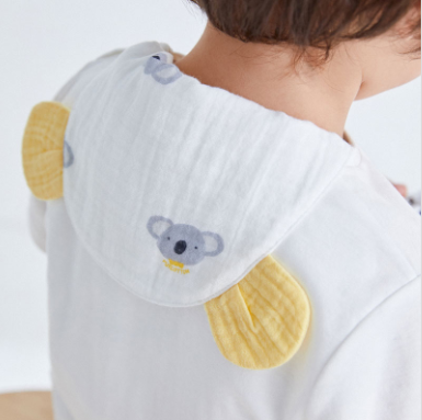 Baby Sweat Absorbent Towel  *Koala*Yellow