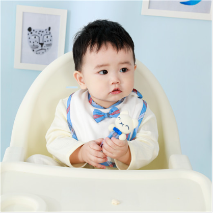 Baby Bib *White+Blue