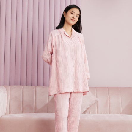 Washed Gauze Maternity Loungewear