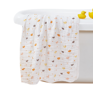 Washed Gauze Bath Towel *Duck