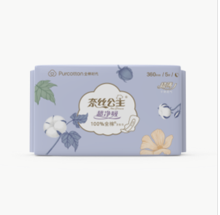 Nice Princess Ultra-Clean Absorbency Series Sanitary Pads Nighttime 360mm Ultra-thin Skin-friendly