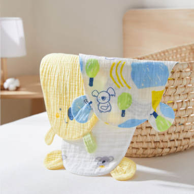 Baby Sweat Absorbent Towel  *Koala*Yellow