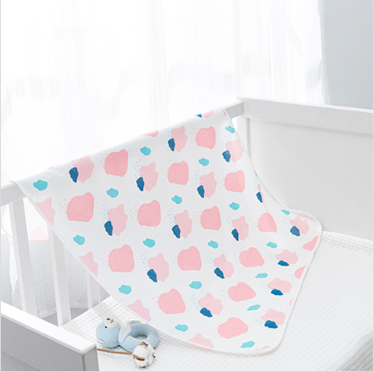 Baby Waterproof Pad *Pink Patterned